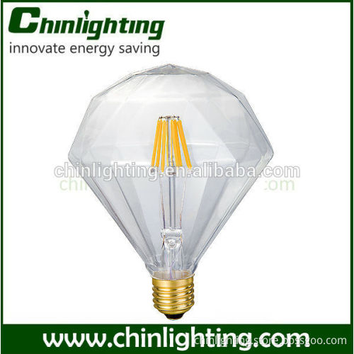 Customized Edison globe g125 filament Led Bulb warm White g125 g95 big bulb RoHS 8w GQ-g125 filament